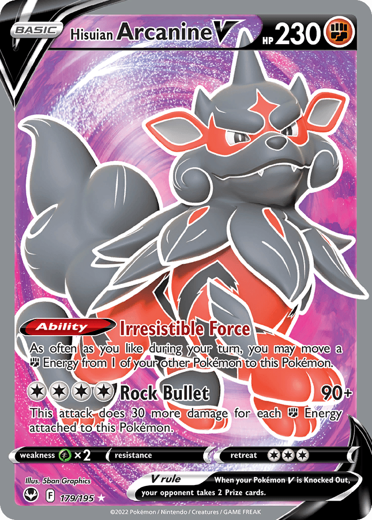 Hisuian Arcanine V 179/195