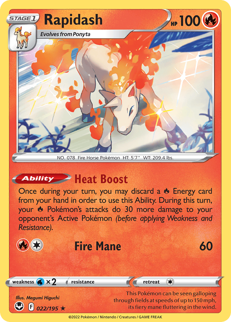 Rapidash 22/195