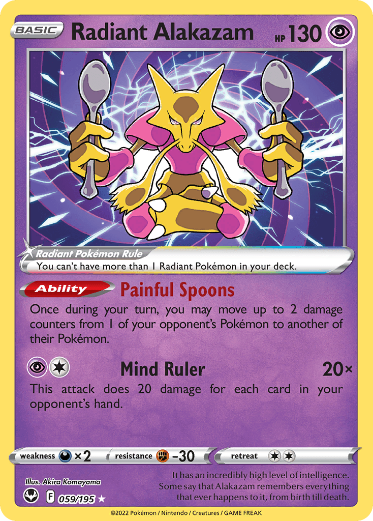 Radiant Alakazam 59/195