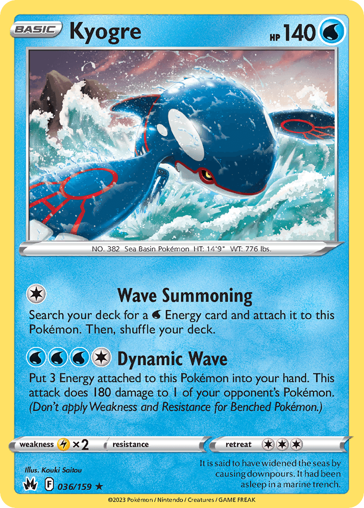 Kyogre 36/159