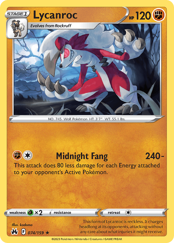 Lycanroc 74/159