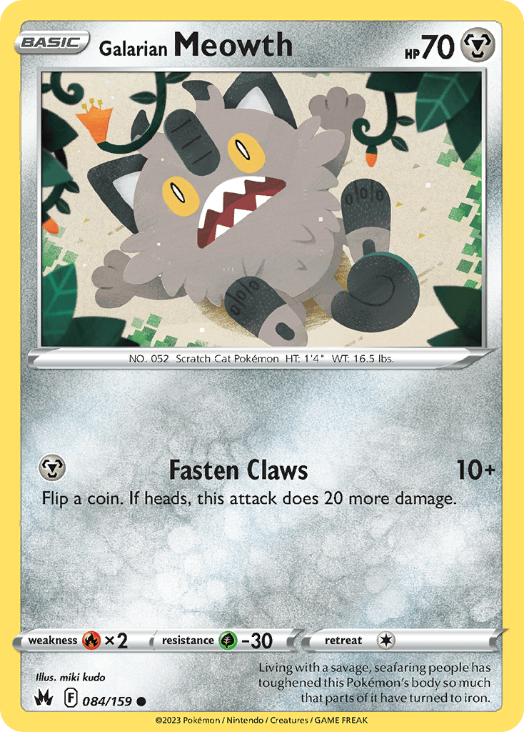 Galarian Meowth 84/159