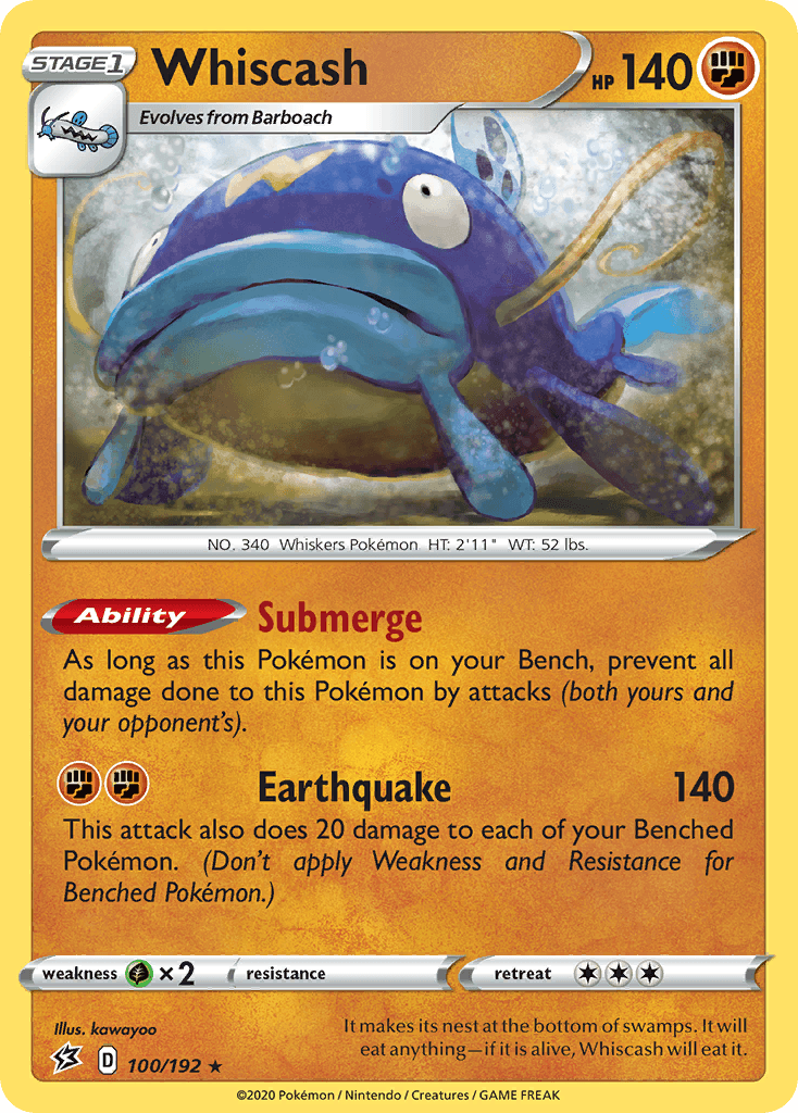 Whiscash 100/192