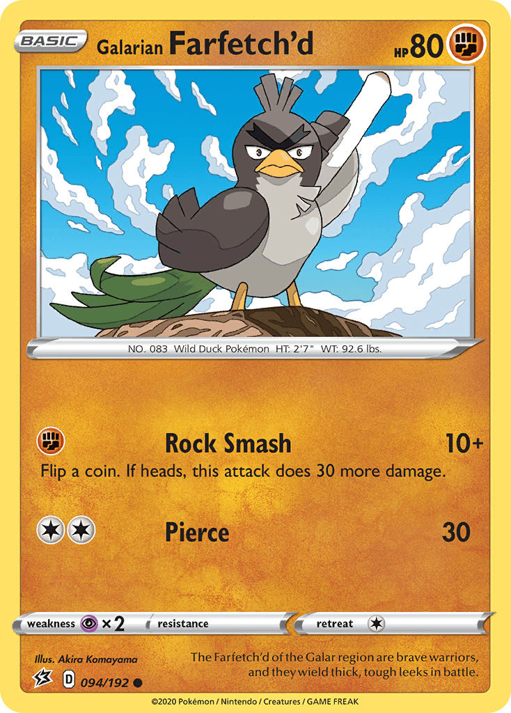 Galarian Farfetch'd 94/192