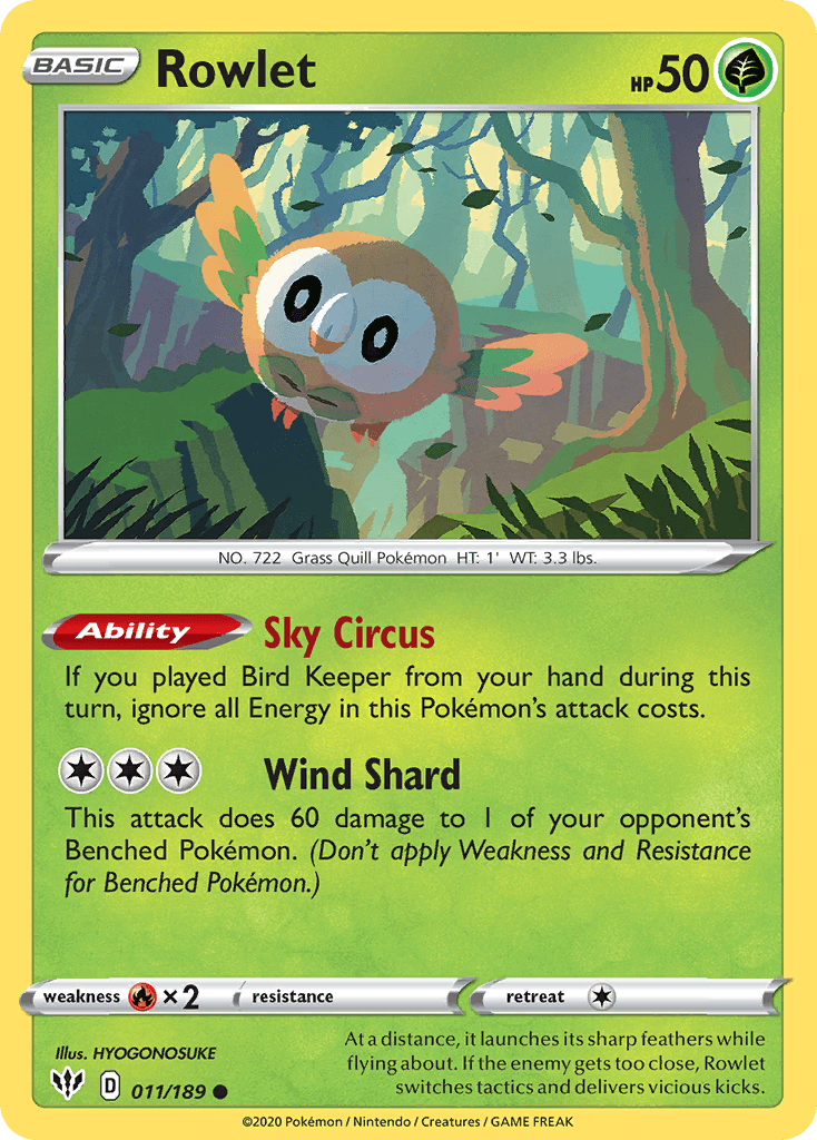 Rowlet 11/189