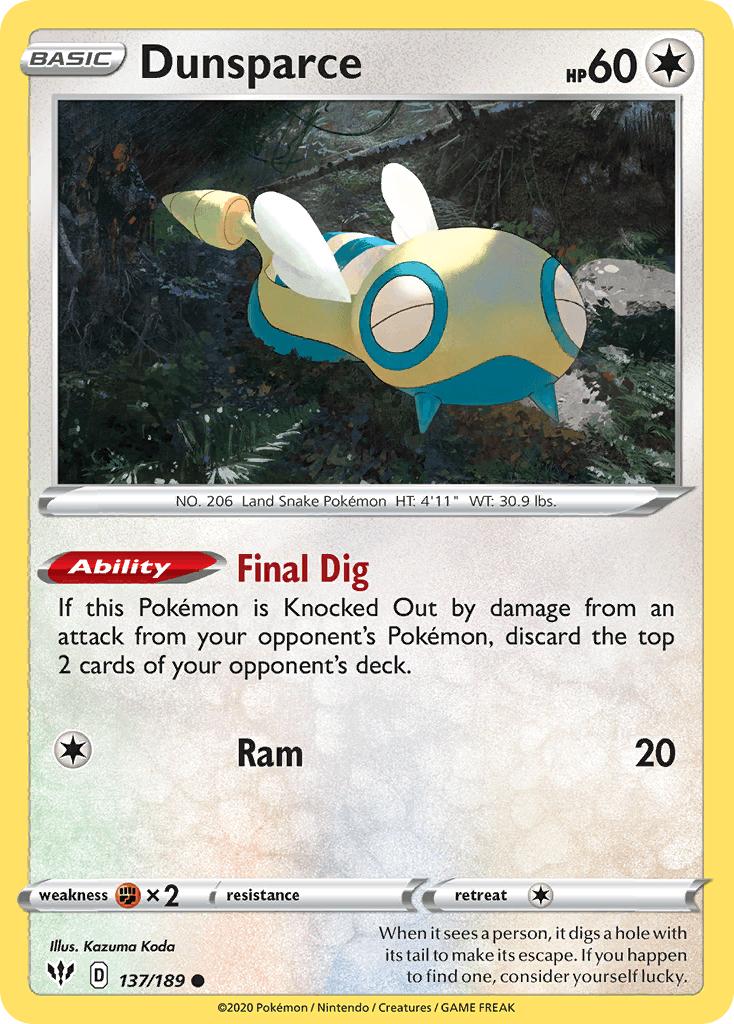 Dunsparce 137/189