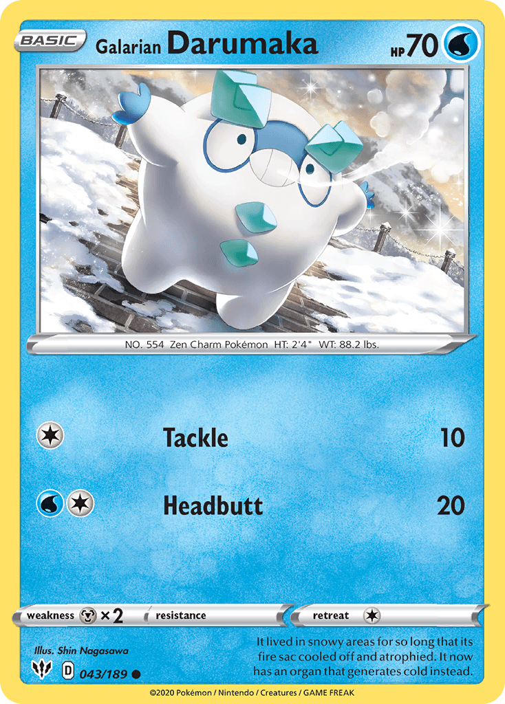Galarian Darumaka 43/189