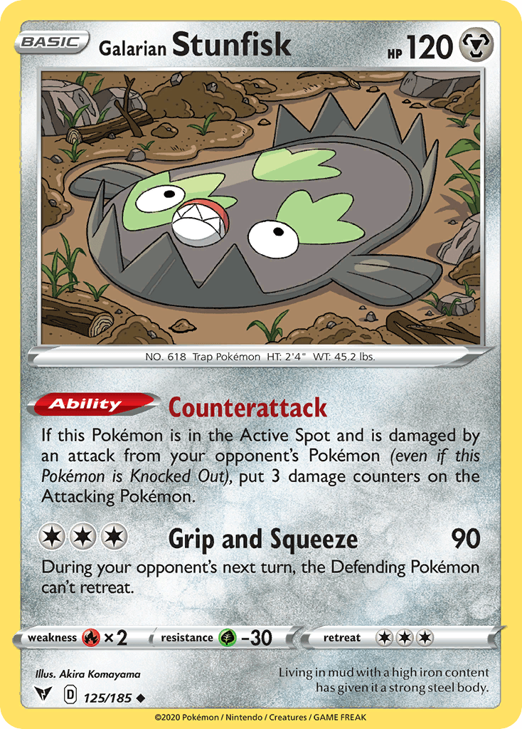 Galarian Stunfisk 125/185
