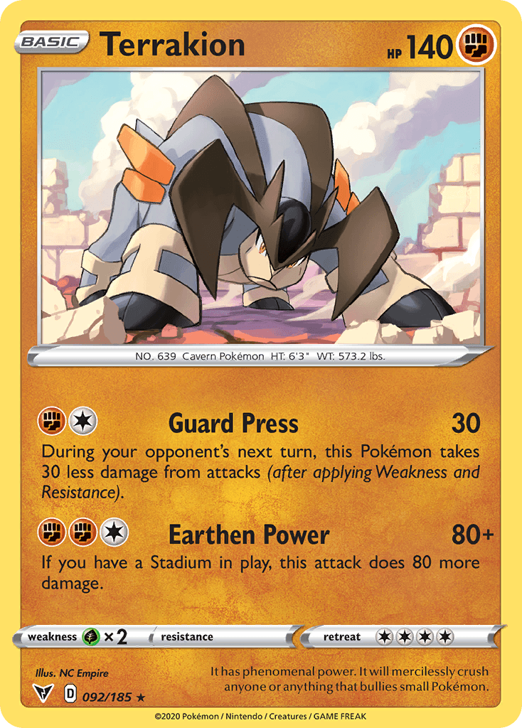 Terrakion 92/185