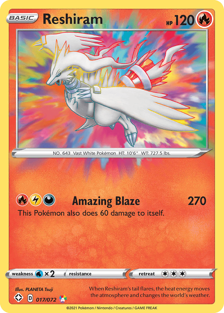 Reshiram 17/72