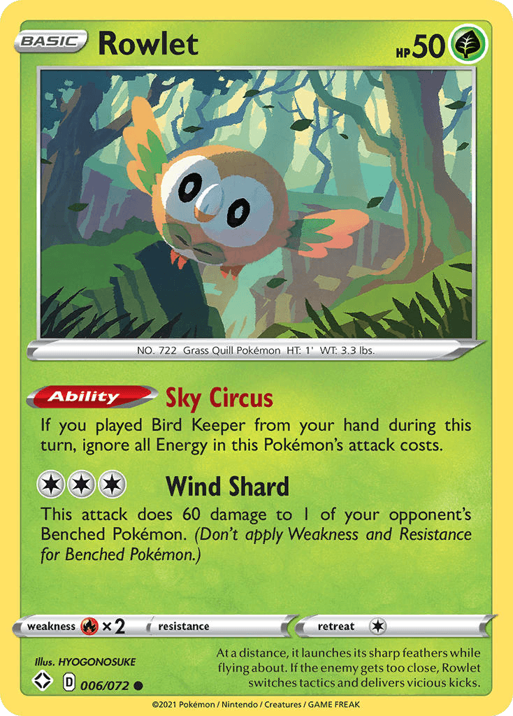 Rowlet 6/72