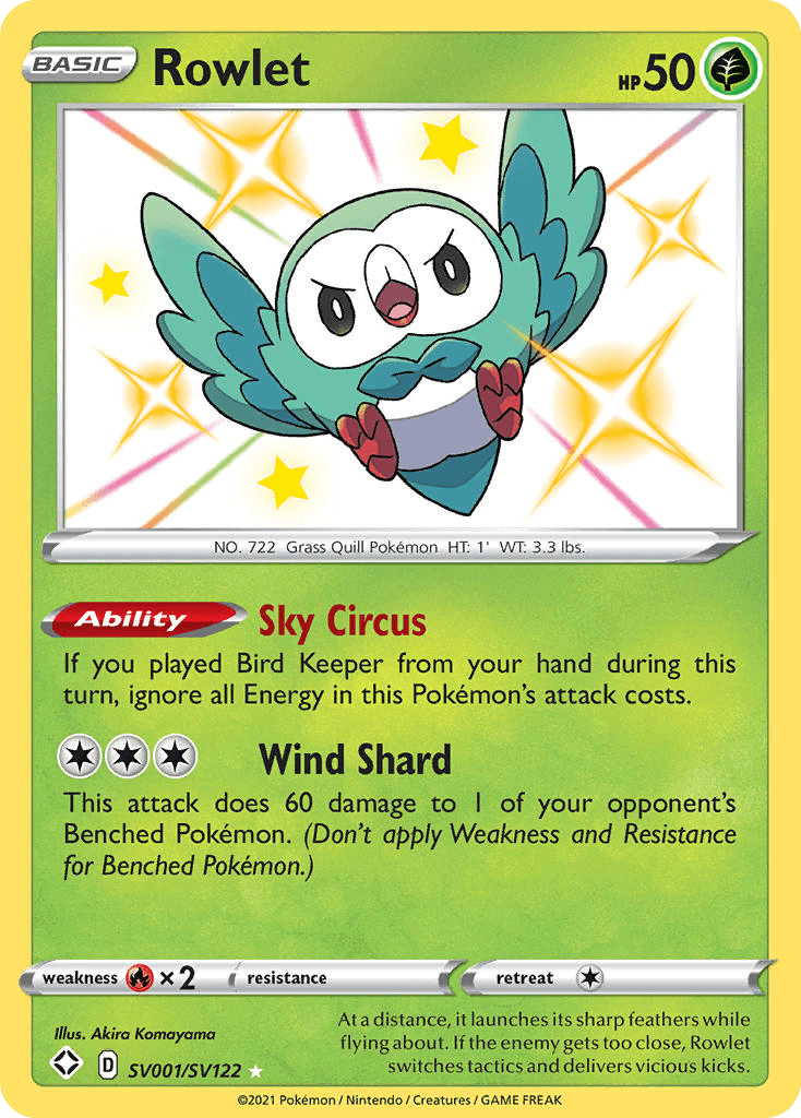 Rowlet SV001/122