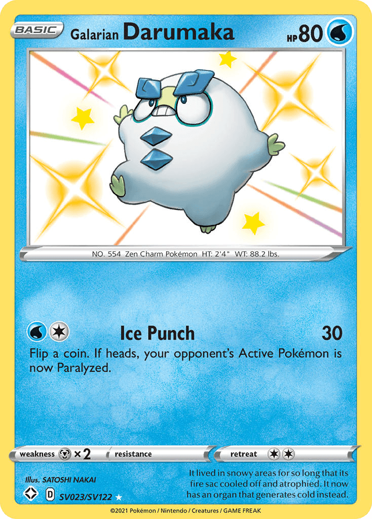Galarian Darumaka SV023/122