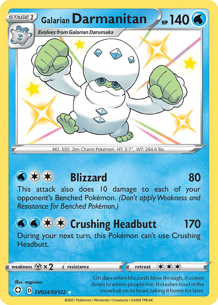 Galarian Darmanitan SV024/122