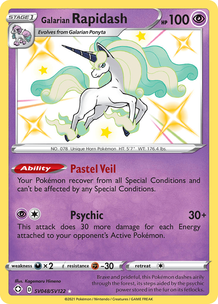 Galarian Rapidash SV048/122