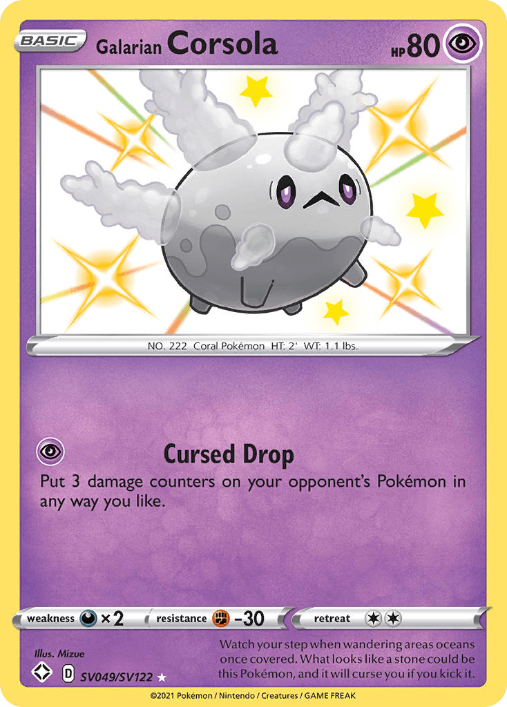 Galarian Corsola SV049/122