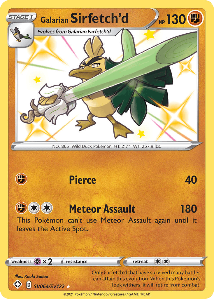 Galarian Sirfetch'd SV064/122