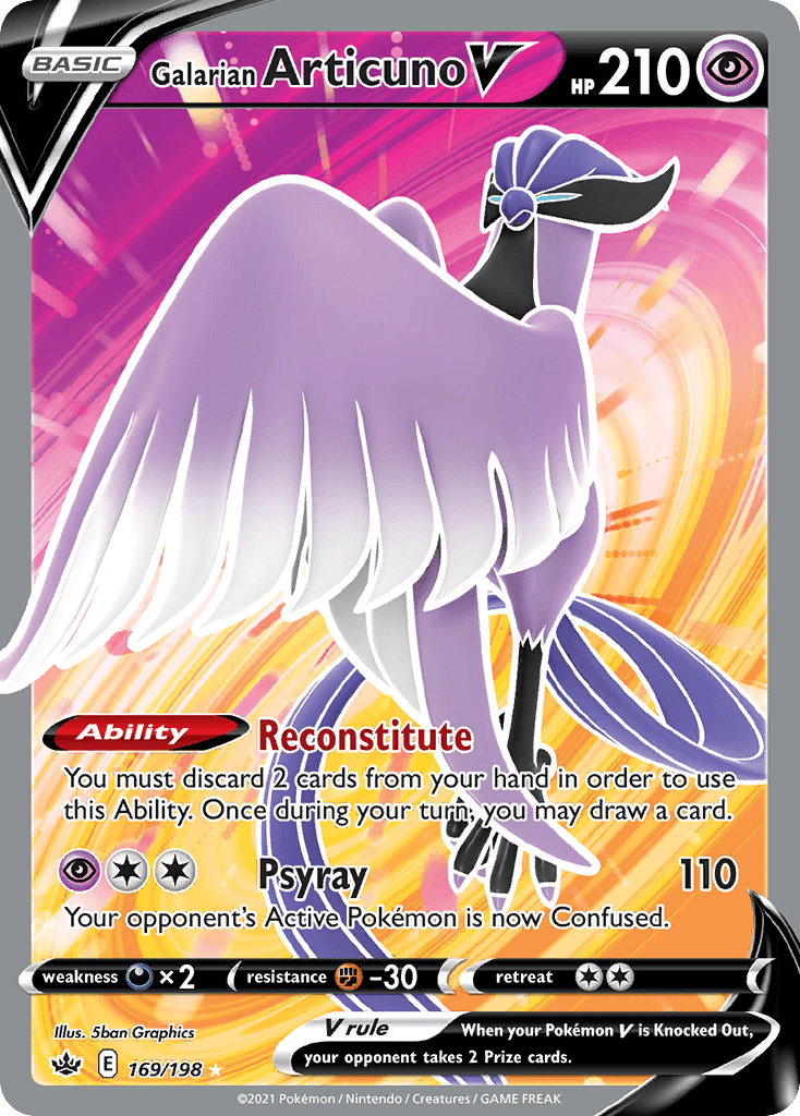 Galarian Articuno V 169/198