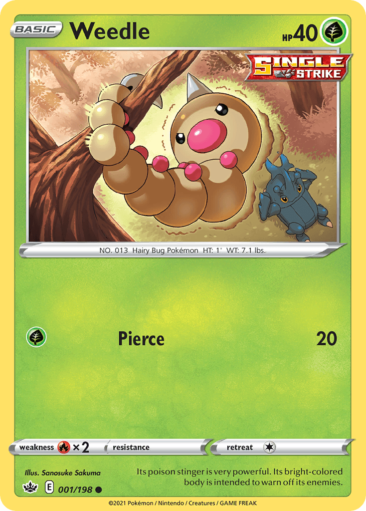 Weedle 1/198