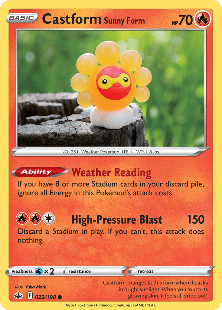 Castform Sunny Form 22/198
