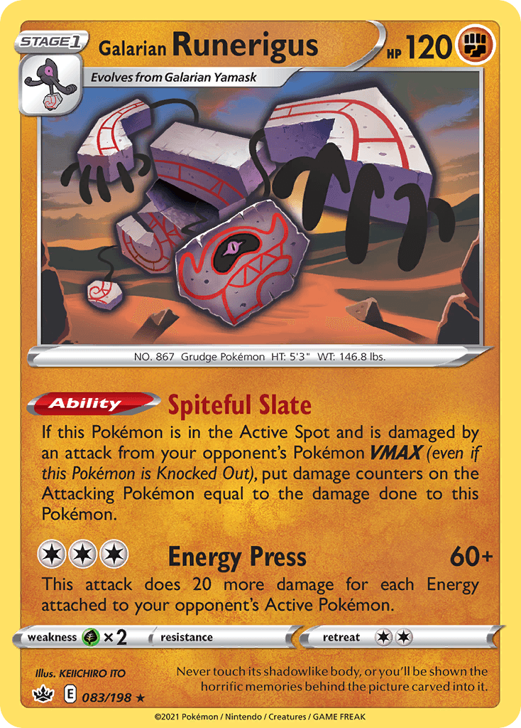 Galarian Runerigus 83/198
