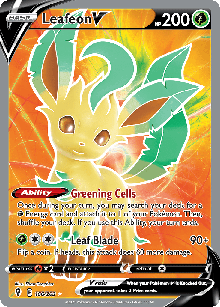 Leafeon V 166/203
