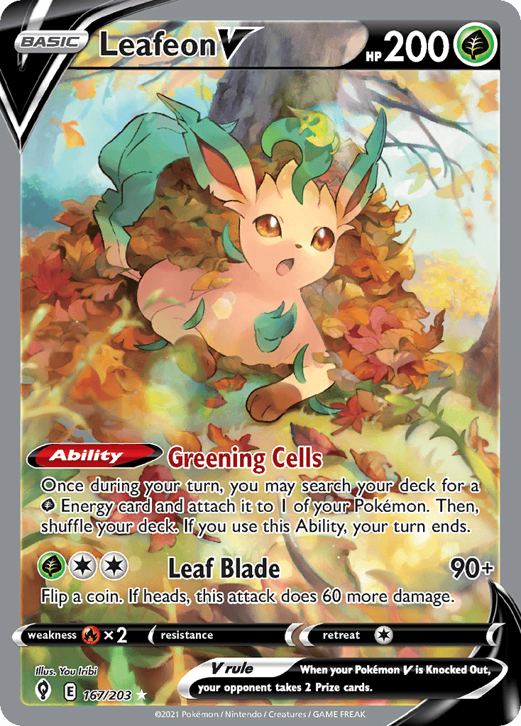 Leafeon V 167/203