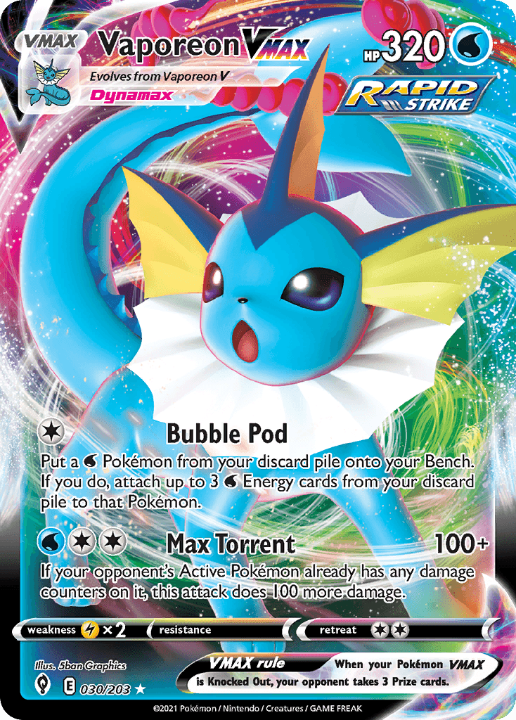 Vaporeon VMAX 30/203