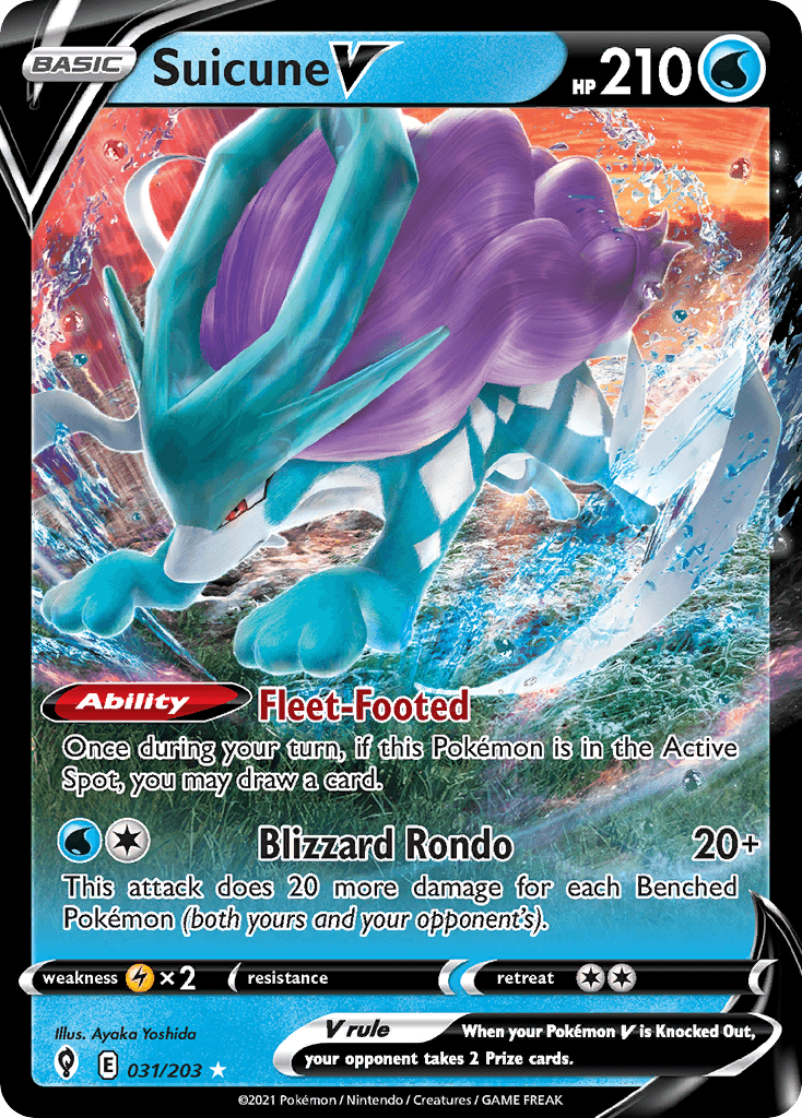 Suicune V 31/203