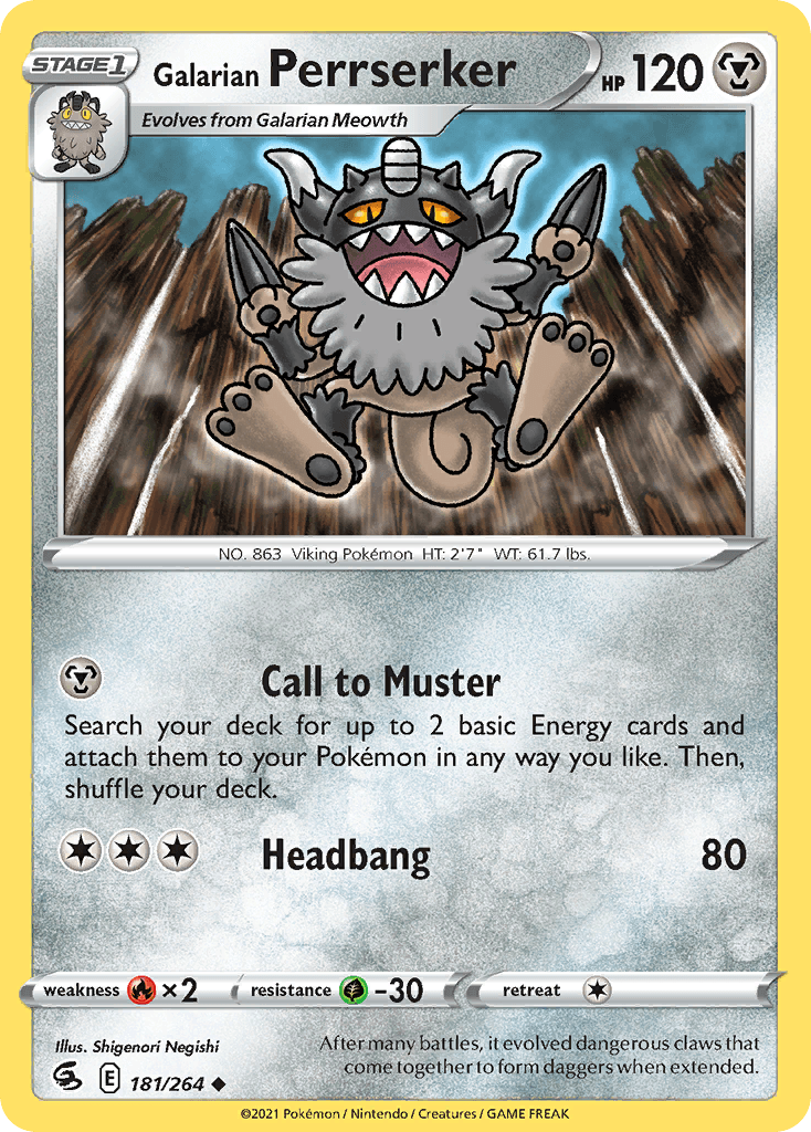 Galarian Perrserker 181/264