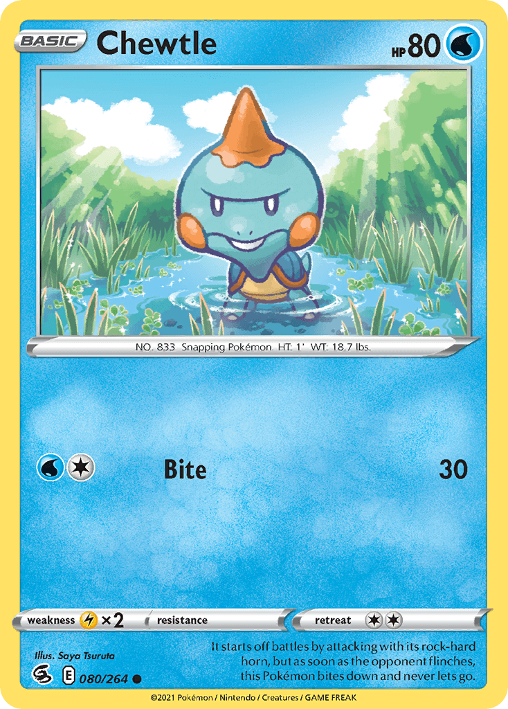 Chewtle 80/264