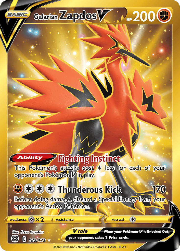 Galarian Zapdos V 182/172