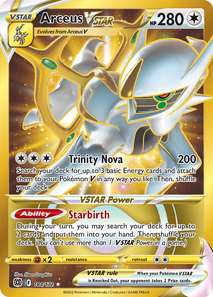 Arceus VSTAR 184/172