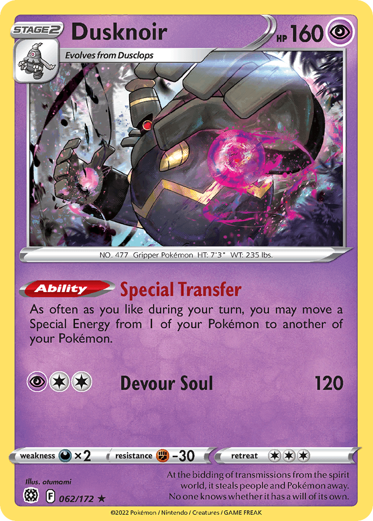 Dusknoir 62/172