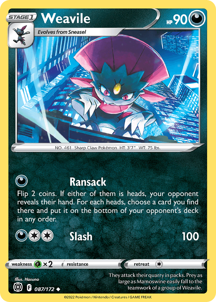 Weavile 87/172