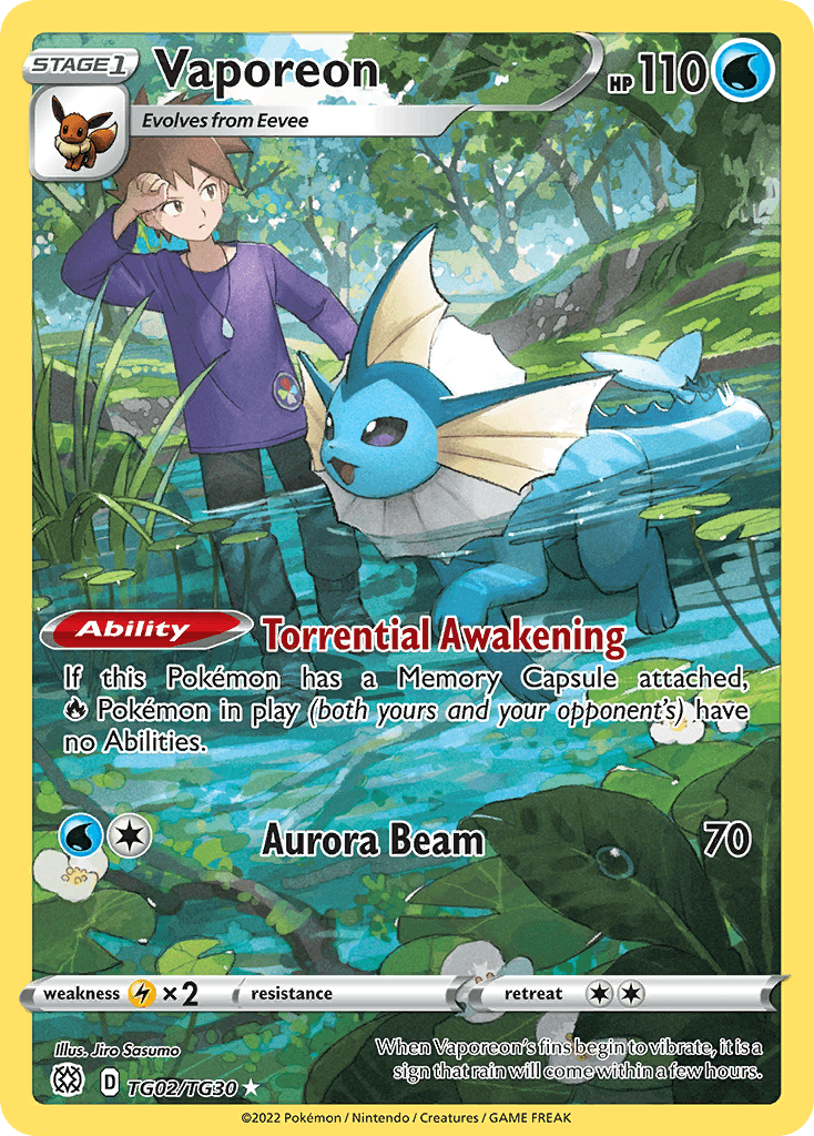 Vaporeon TG02/30