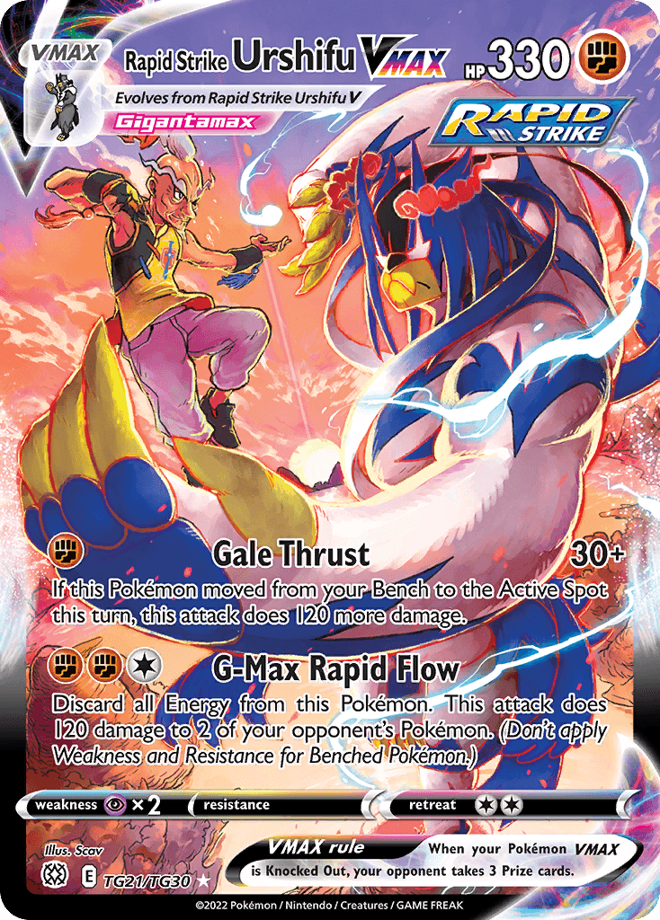 Rapid Strike Urshifu VMAX TG21/30