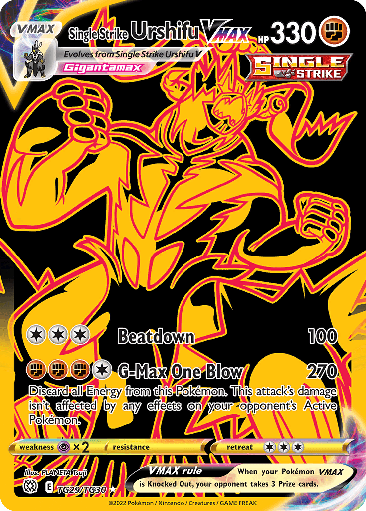 Single Strike Urshifu VMAX TG29/30