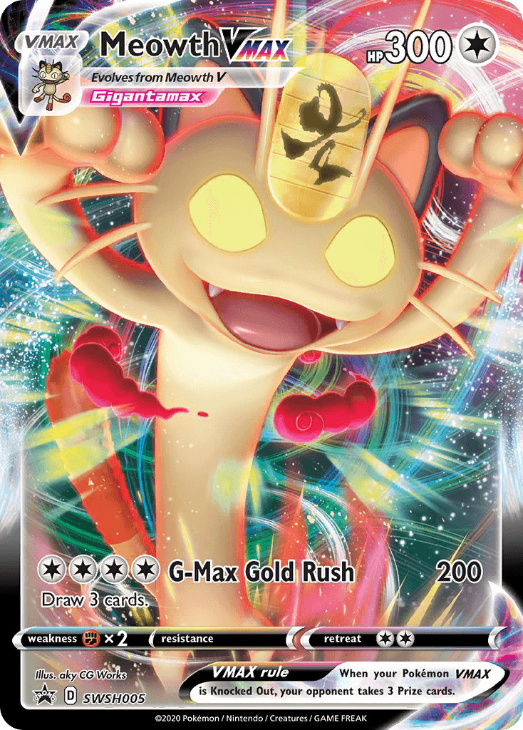Meowth VMAX SWSH005/307
