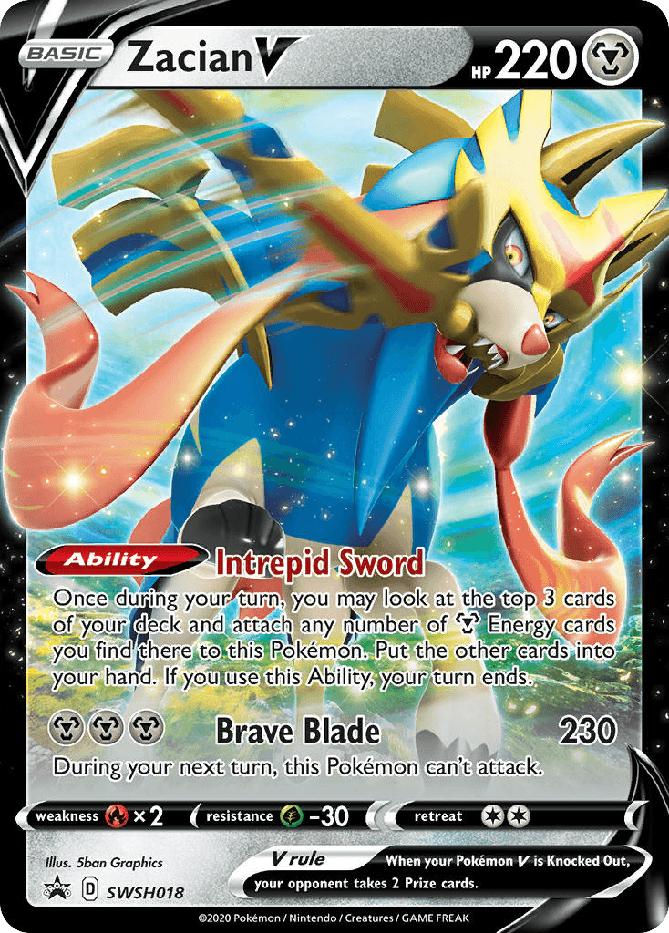 Zacian V SWSH018/307