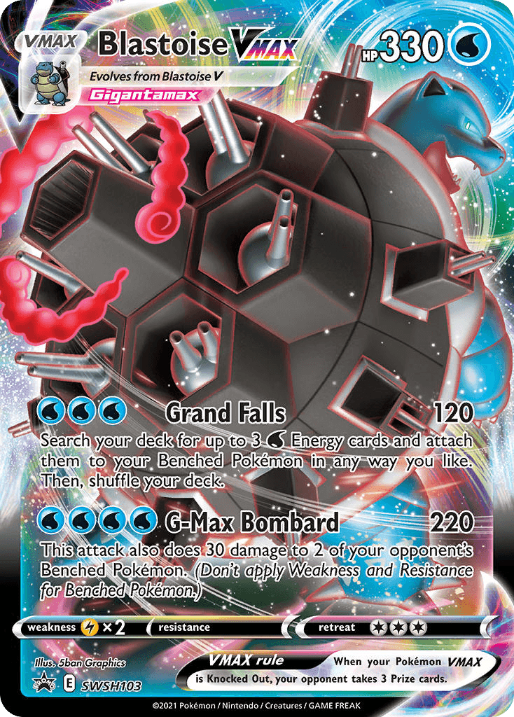 Blastoise VMAX SWSH103/307