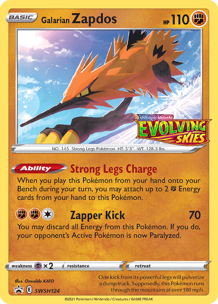 Galarian Zapdos SWSH124/307