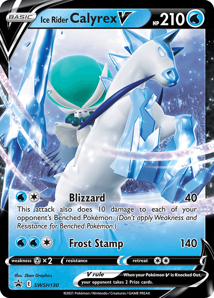 Ice Rider Calyrex V SWSH130/307