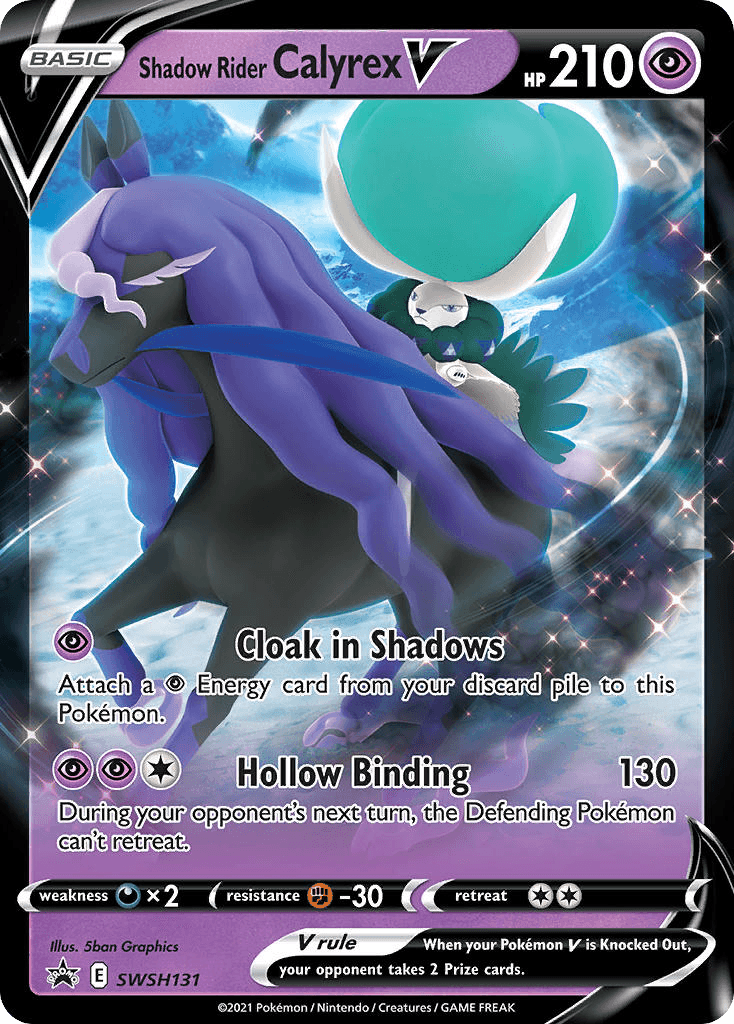 Shadow Rider Calyrex V SWSH131/307