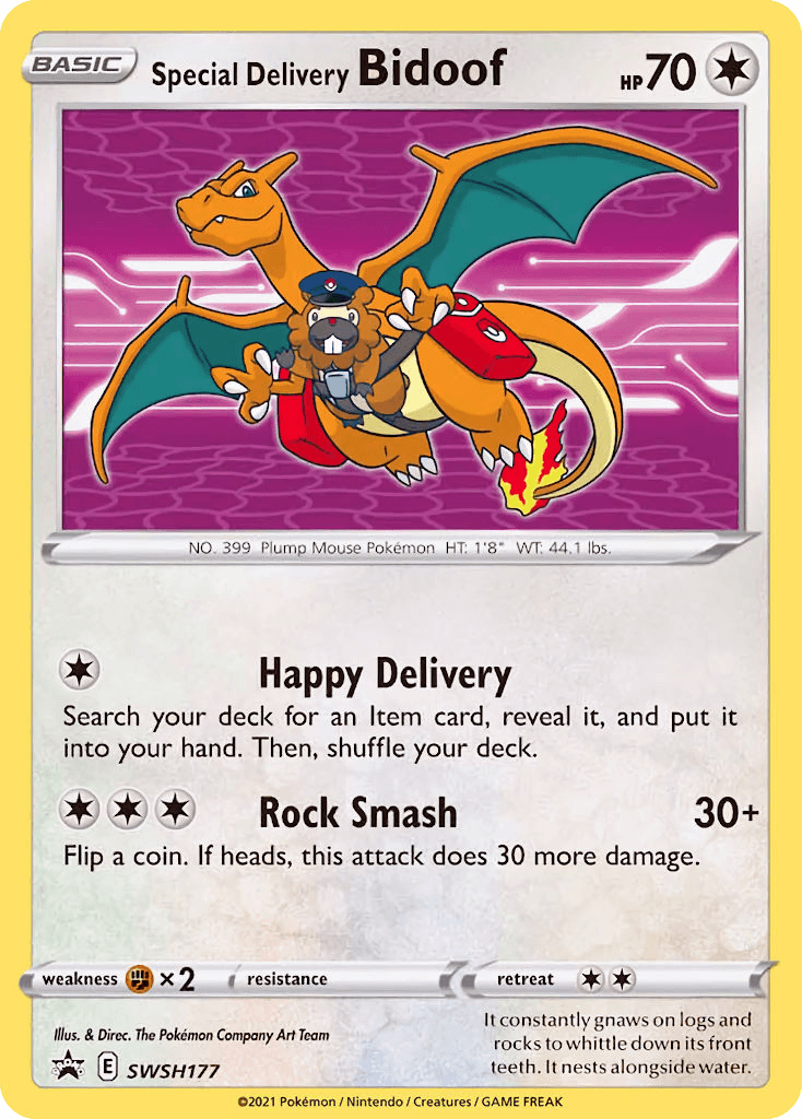 Special Delivery Bidoof SWSH177/307
