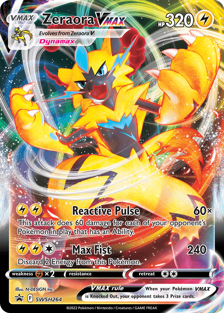 Zeraora VMAX SWSH264/307
