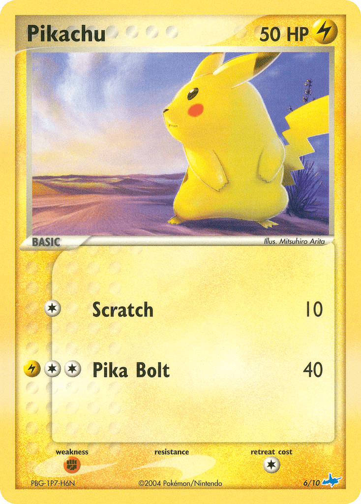 Pikachu 6/10