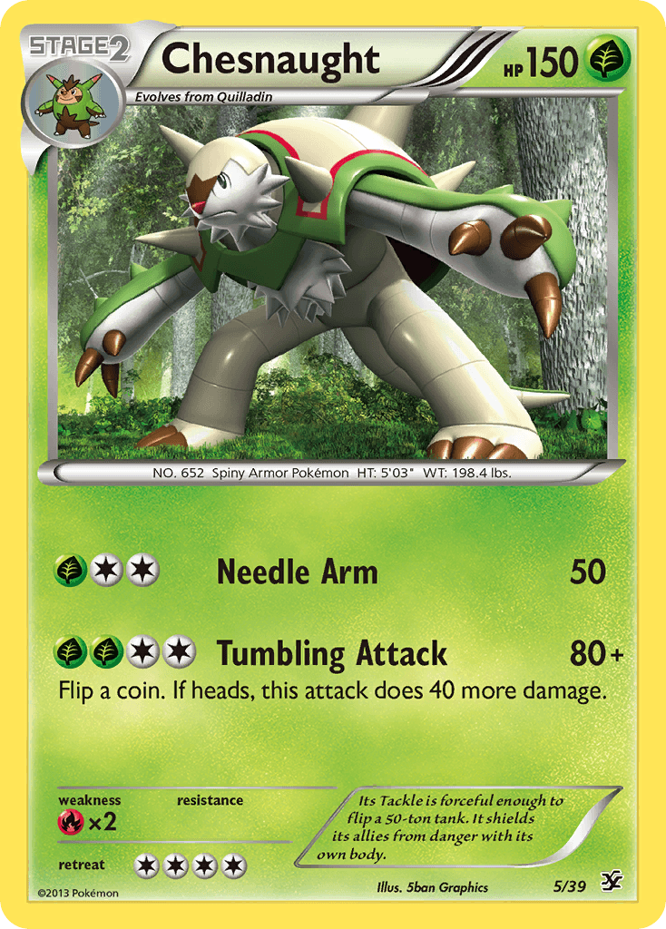 Chesnaught 5/39