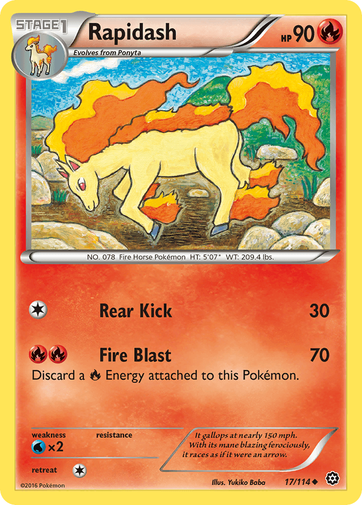 Rapidash 17/114