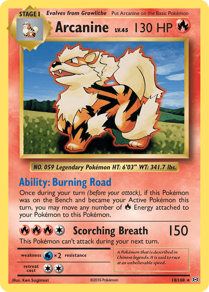 Arcanine 18/108